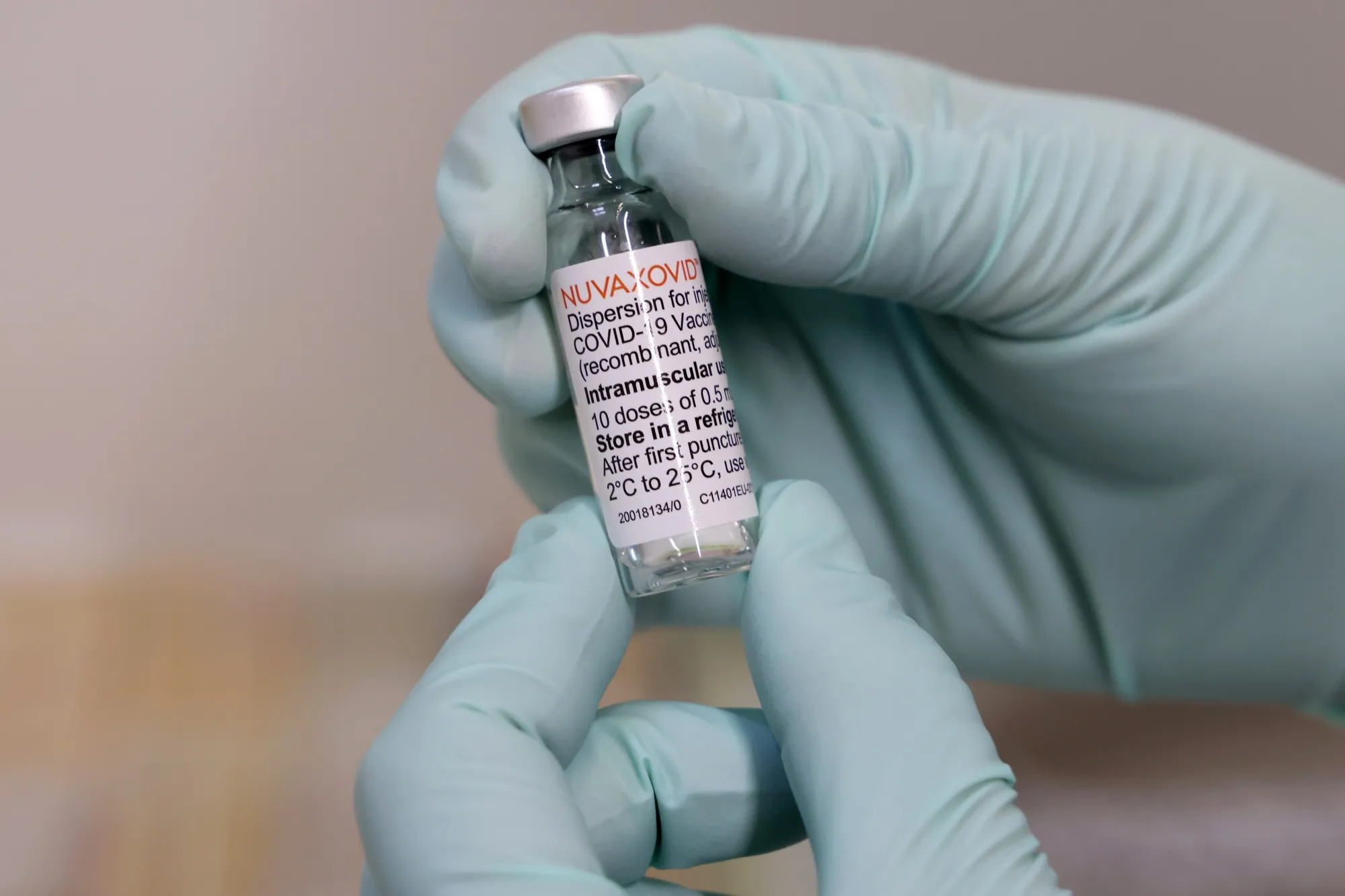 The Novavax Inc. Nuvaxovid Covid-19 vaccine.