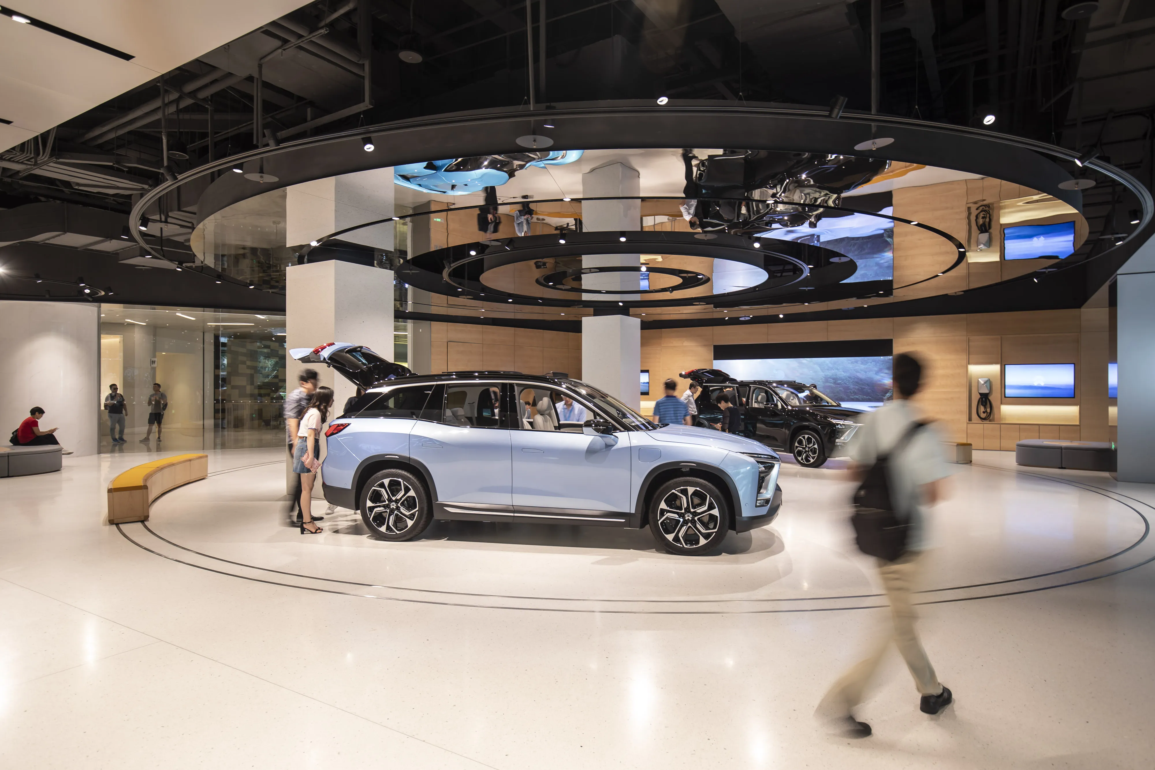 Inside Chinese Electric-Car Maker NIO Inc.'s Shanghai Showroom