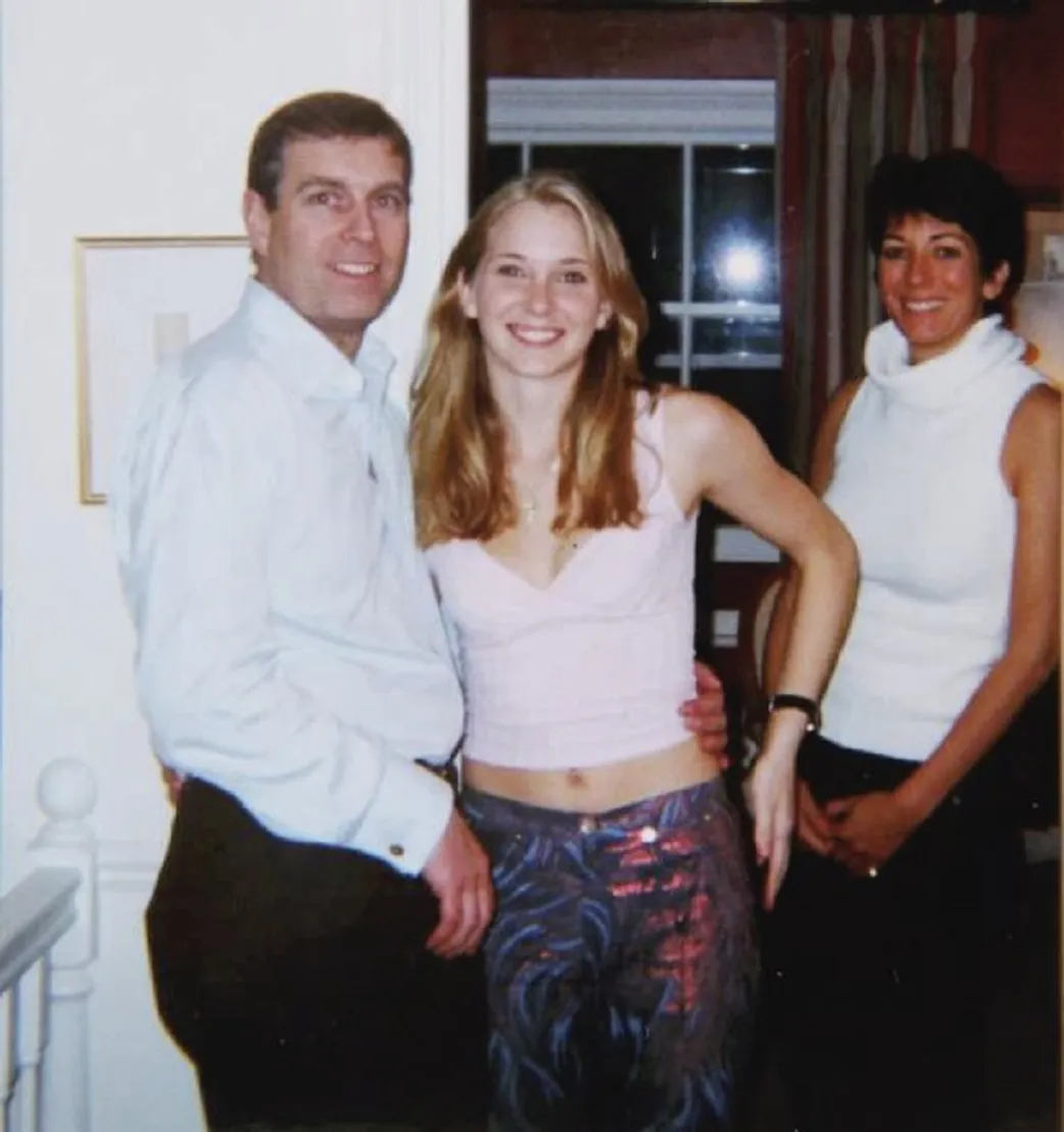 Prince Andrew, Virginia Giuffre, and Ghislaine Maxwell.&nbsp;