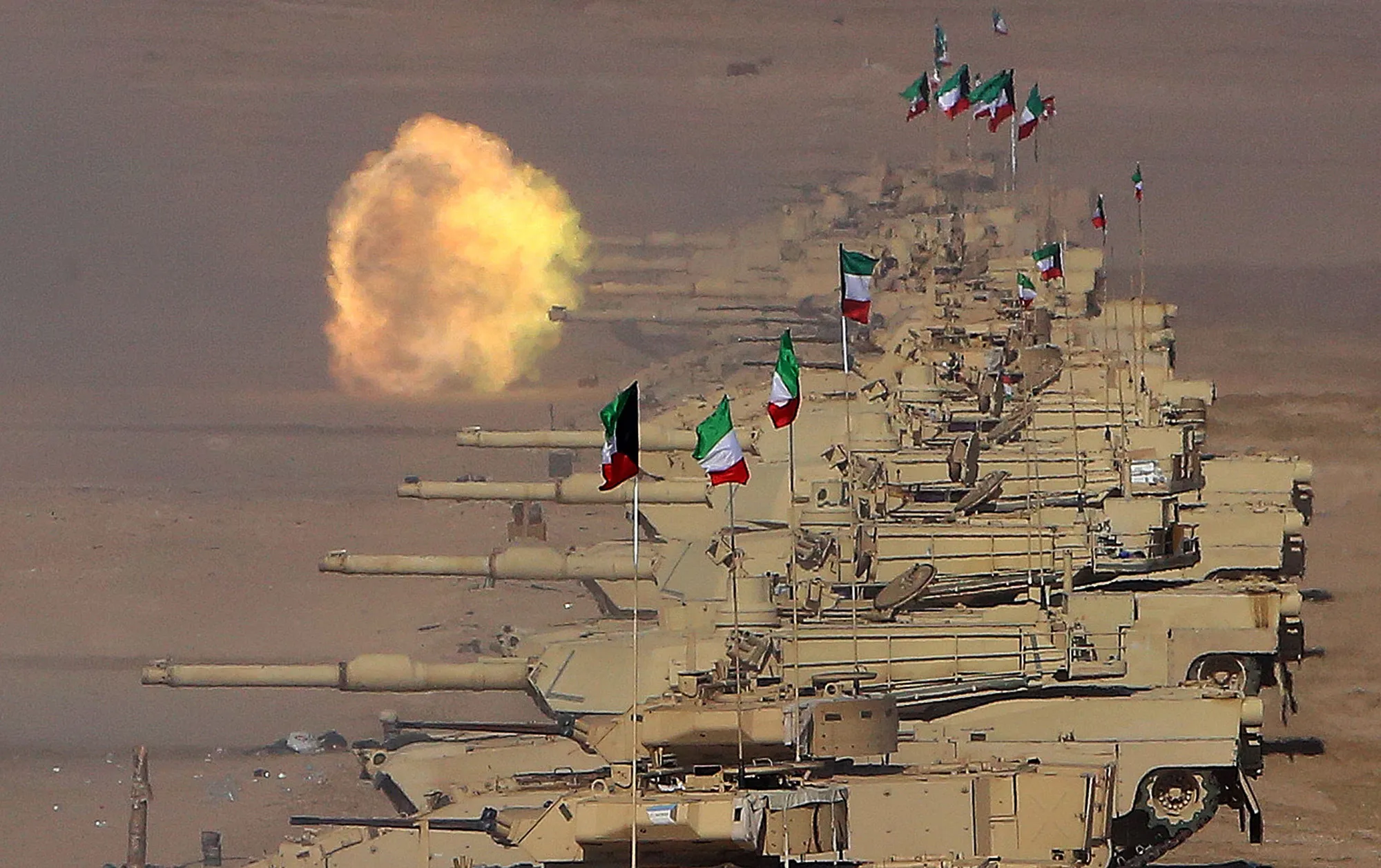 Kuwaiti defense drill.&nbsp;