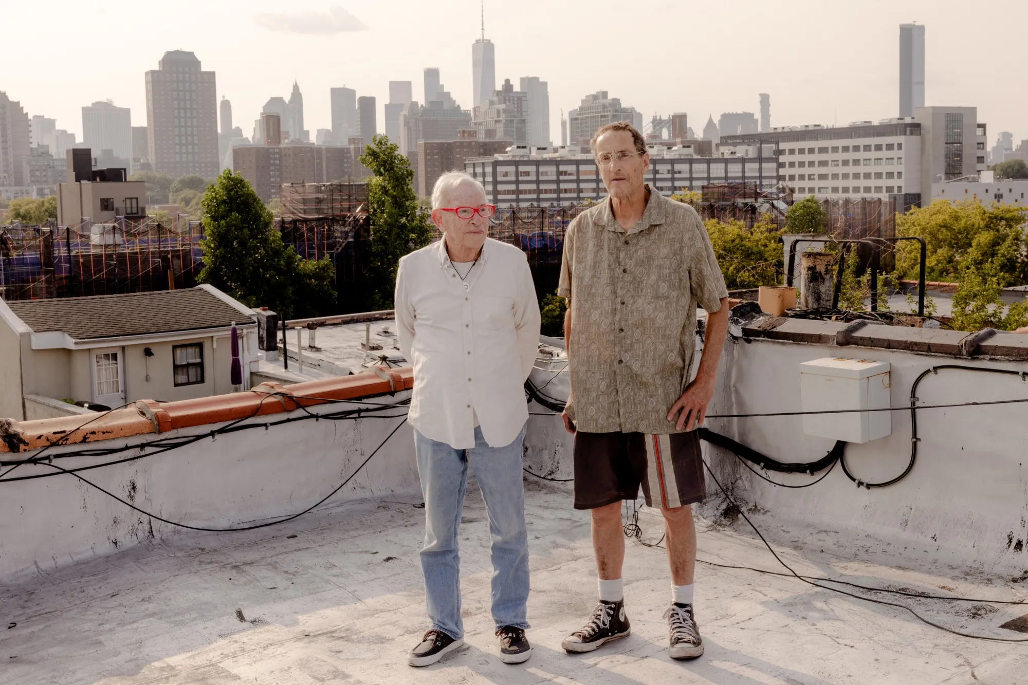 Alan Ferber, left, moved in with Dan Yafet as raising housing prices makes living alone unaffordable.&nbsp;