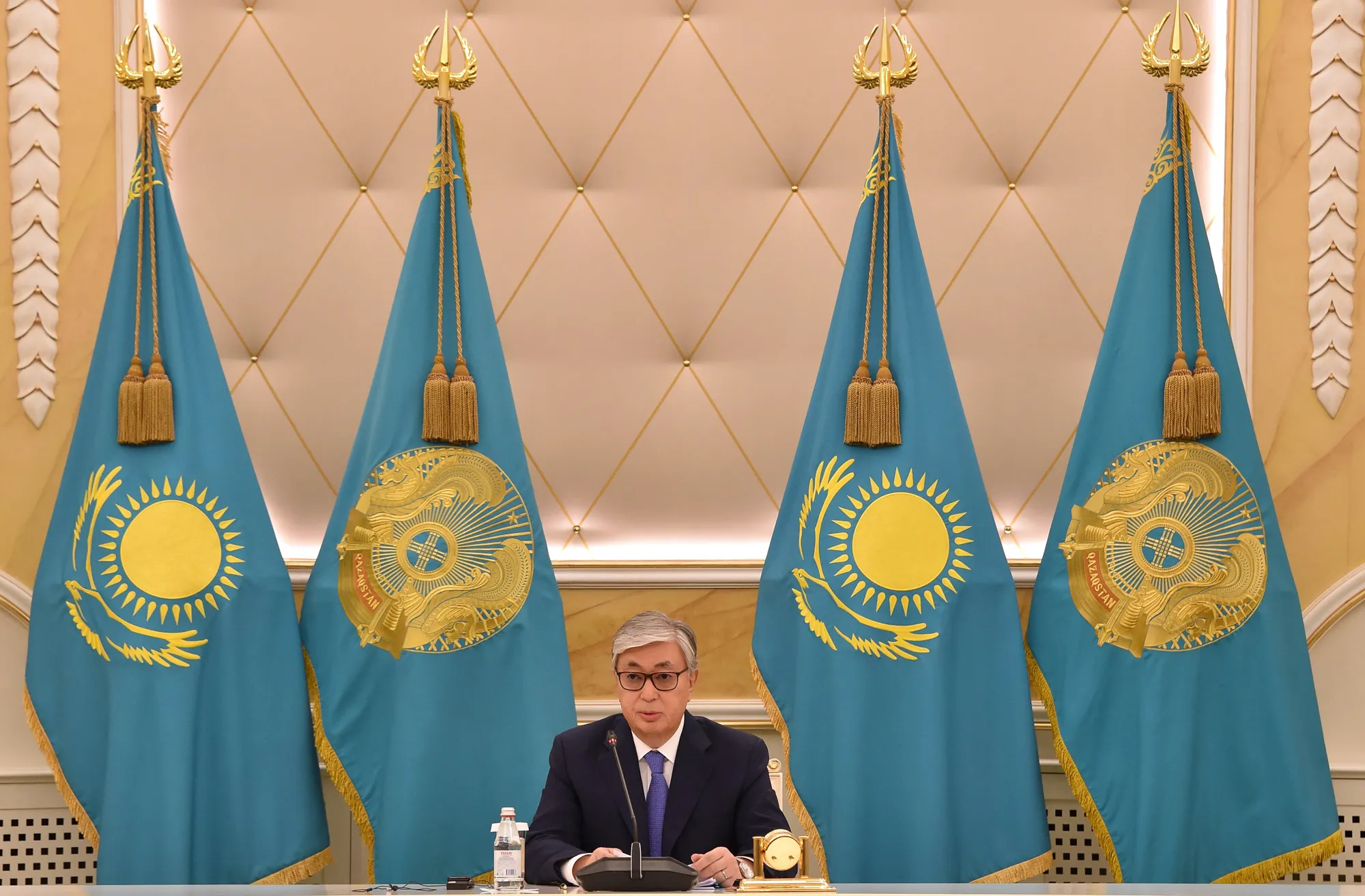 Kassym-Jomart Tokayev on June 10.