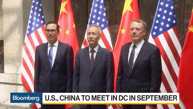 China, U.S. Plan Next Round Of Trade Talks For September - Bloomberg