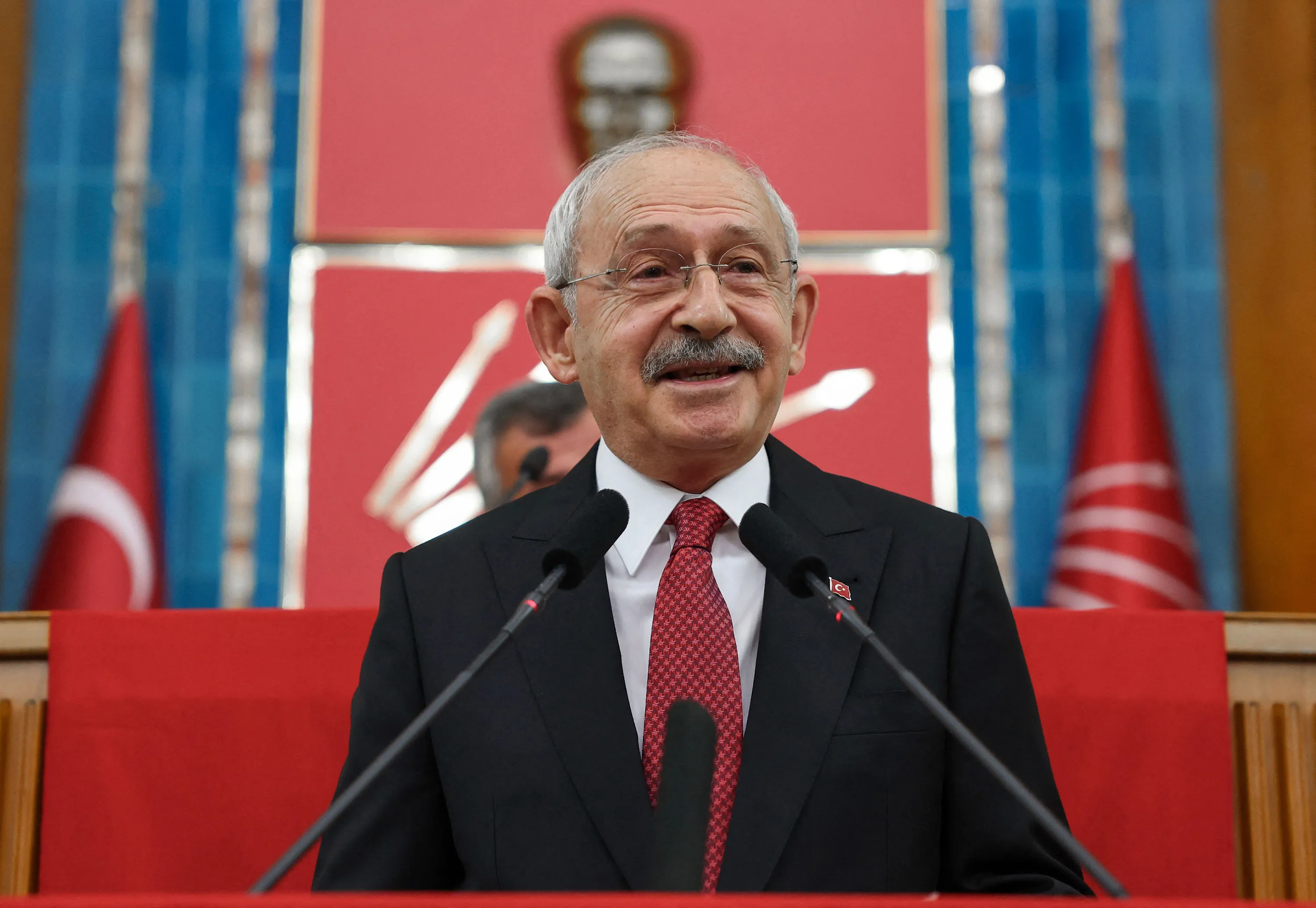 Kemal Kilicdaroglu at parliament&nbsp;in Ankara, Turkey, on March 7.