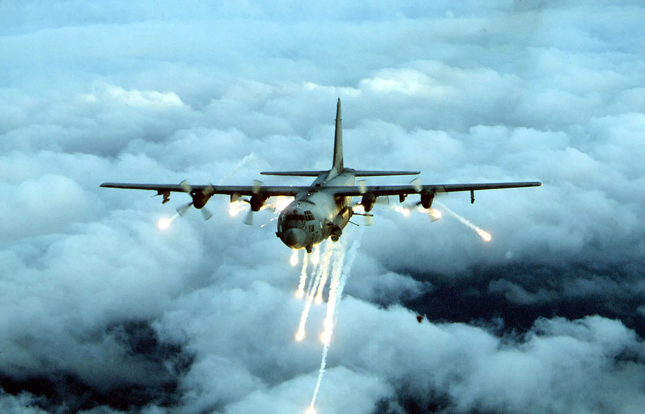 Air Force Special Forces AC-130 Gunship Used in Air Strikes