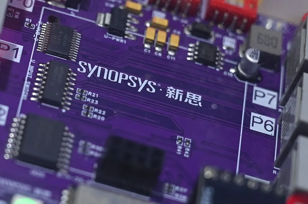 Shares of Synopsys jumped as much as 6.9% after markets opened in New York.