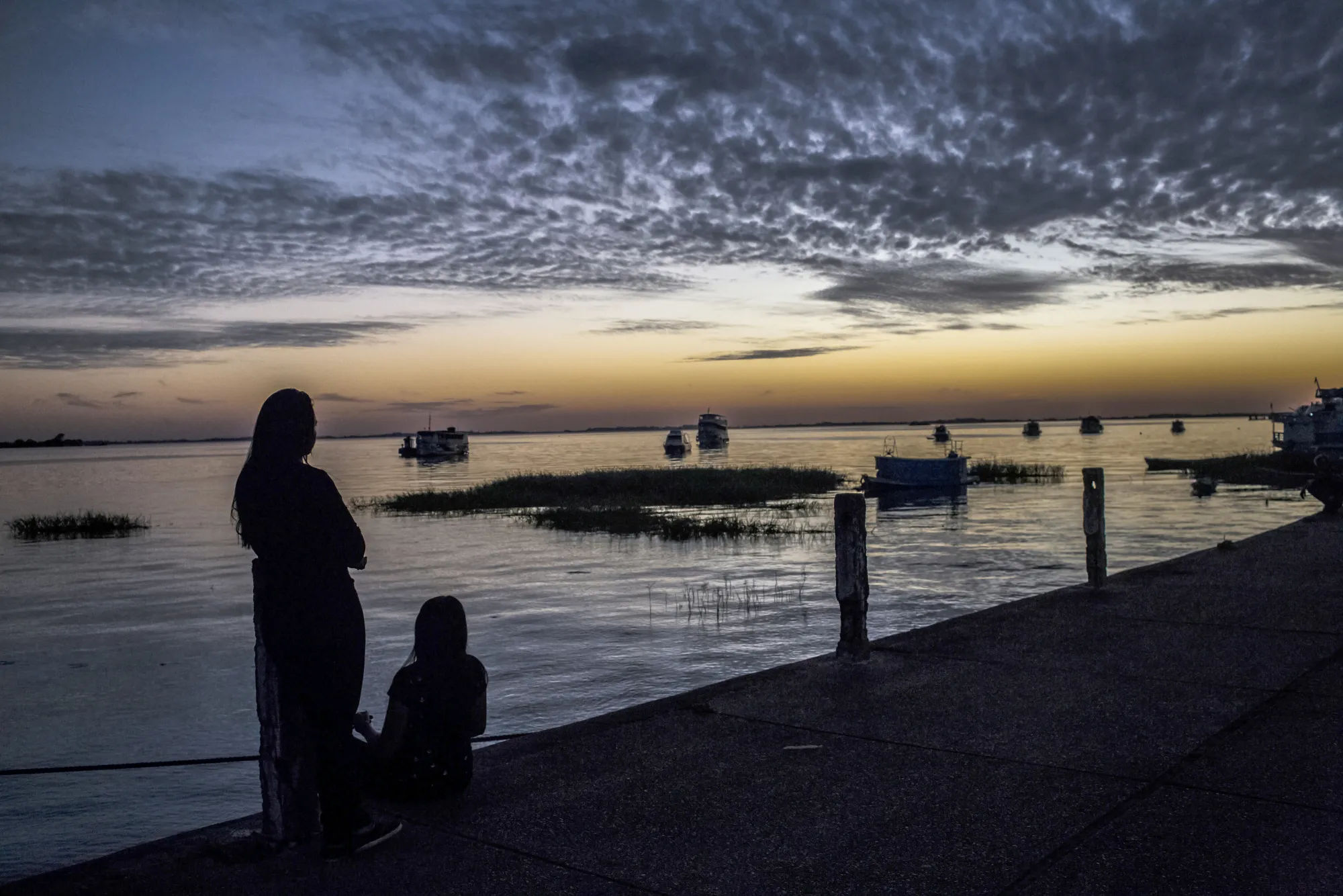 The&nbsp;Tapajos river in Santarem, Para State, Brazil.