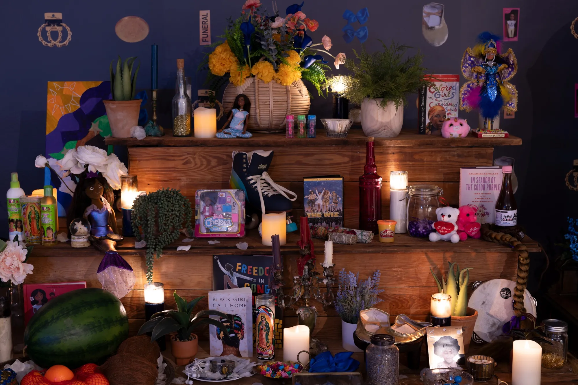“Freedom Square: The Black Gilrlhood Altar,” a new kind of monument on view in Chicago.&nbsp;