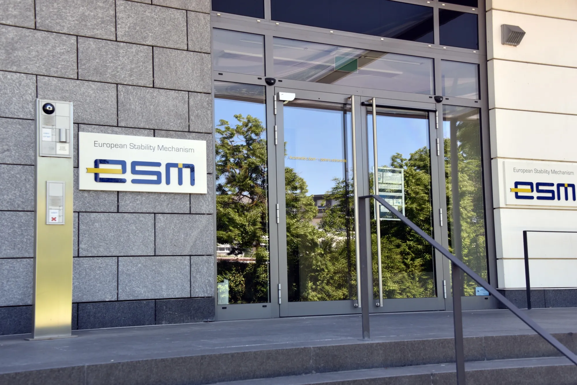 The European Stability Mechanism&nbsp;office building in&nbsp;Luxembourg.