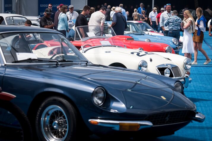 Inside The Pebble Beach Concours d'Elegance Classic Car Show And Auction