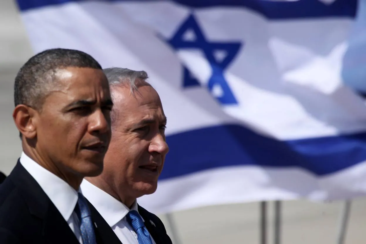 Obama and Netanyahu in Israel in 2013. Will this week's talks in Washington bring them any closer?&nbsp;Photographer: Marc Israel Sellem-Pool/Getty Images