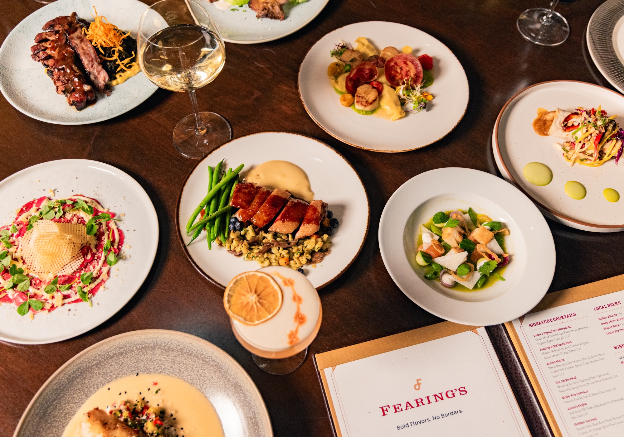Fearing’s dinner Source: The Ritz Carlton Dallas