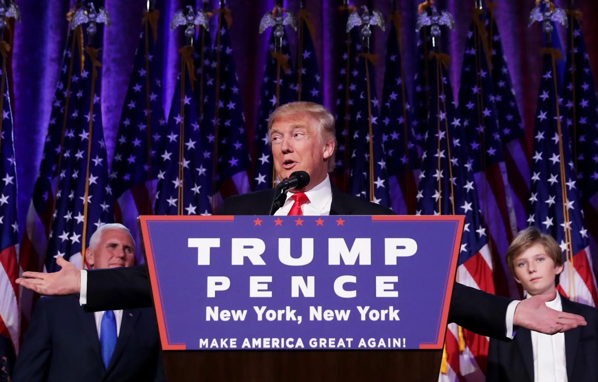 Election night was a long time ago.

