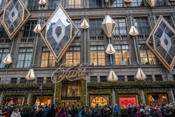 Shoppers In New York Ahead Of Holidays