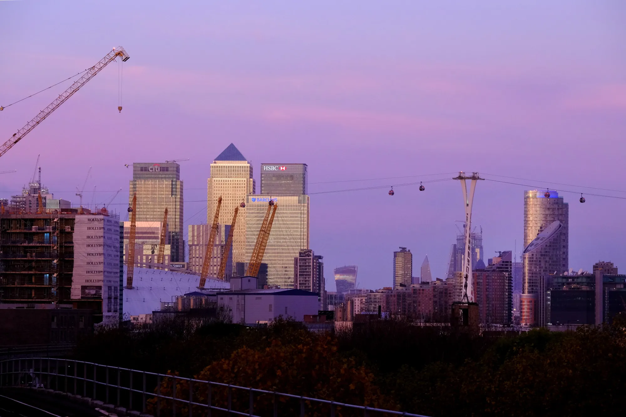 The City Of London Skyline As May's Brexit Deal Unravels