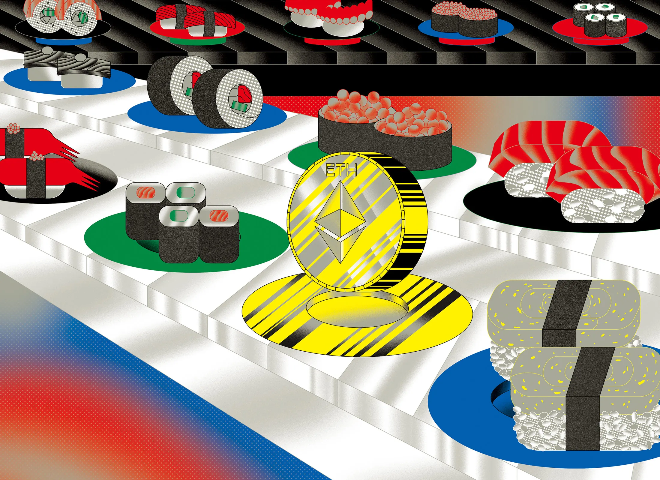 DeFi Platforms With Names Like SushiSwap Aim to Be Nasdaq for Crypto -  Bloomberg