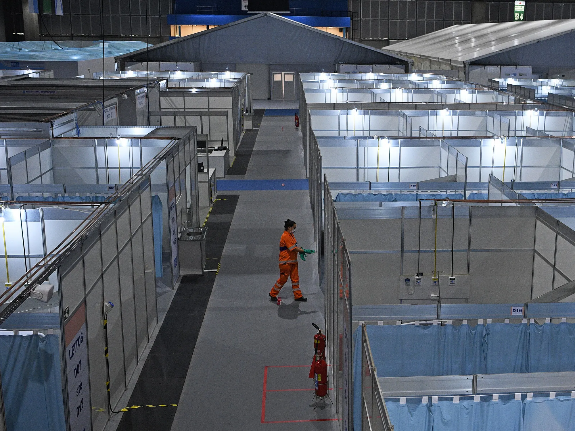 The Riocentro field hospital in Rio de Janeiro on April 29.