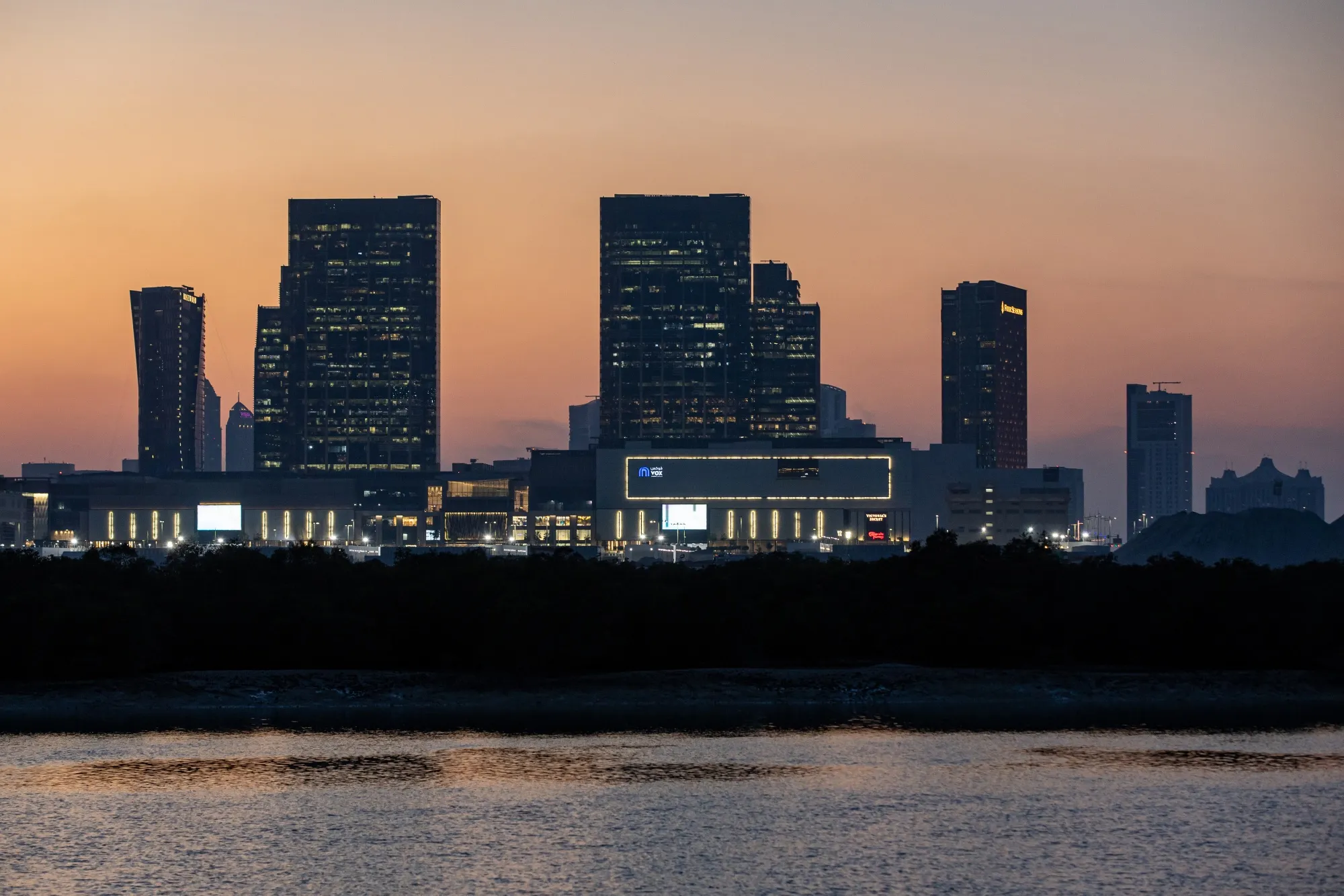 Residential high-rise buildings on Al Maryah Island in Abu Dhabi.&nbsp;Photographer: Christopher Pike/Bloomberg