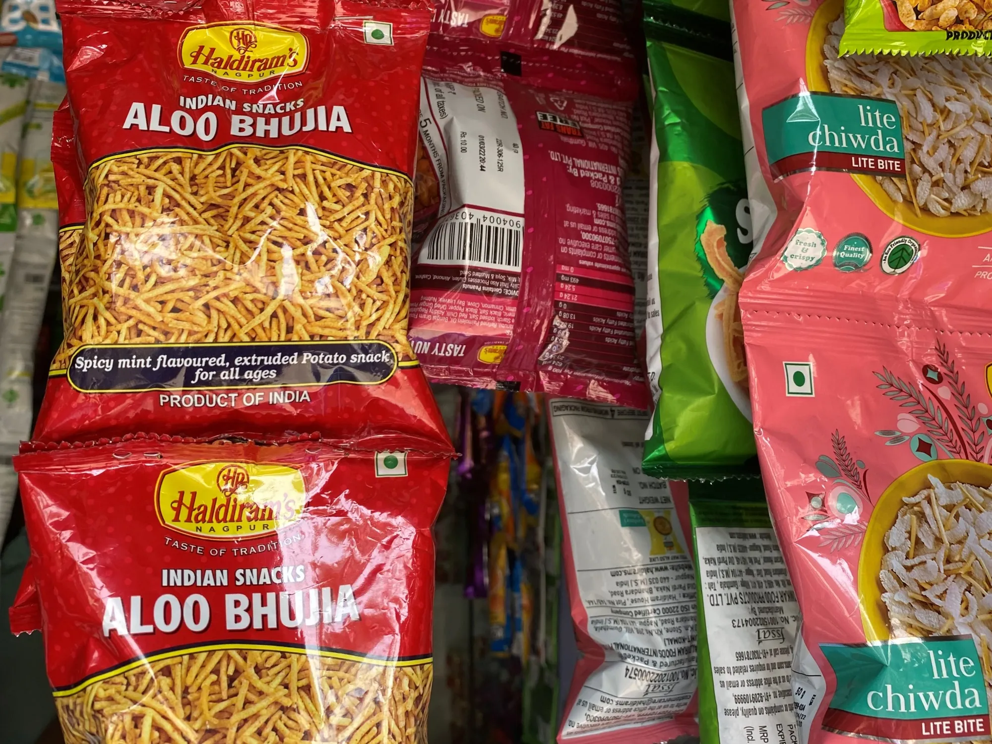 Haldiram’s aloo bhujia.