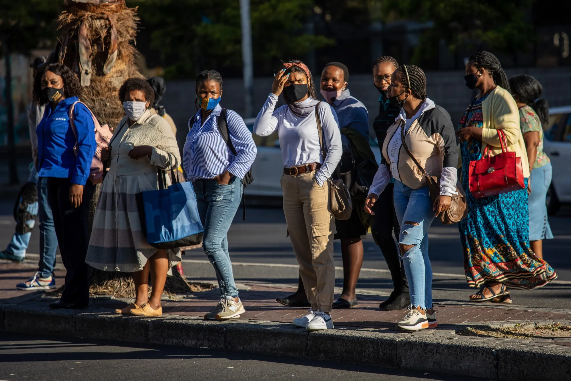 Commuters at Cape Town Station Metrorail Station in Cape Town.