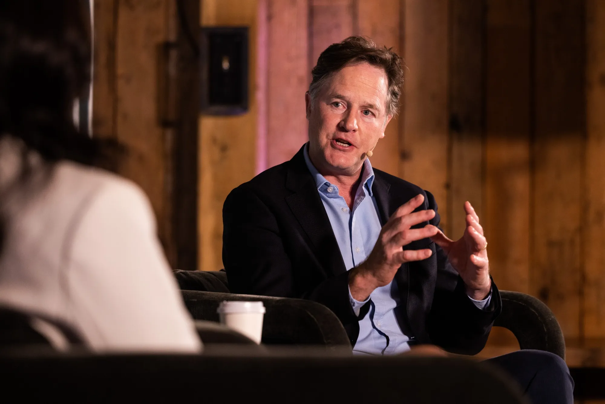 Nick Clegg, former president of global affairs at Meta Platforms Inc., at the Founders Forum Global conference in June.