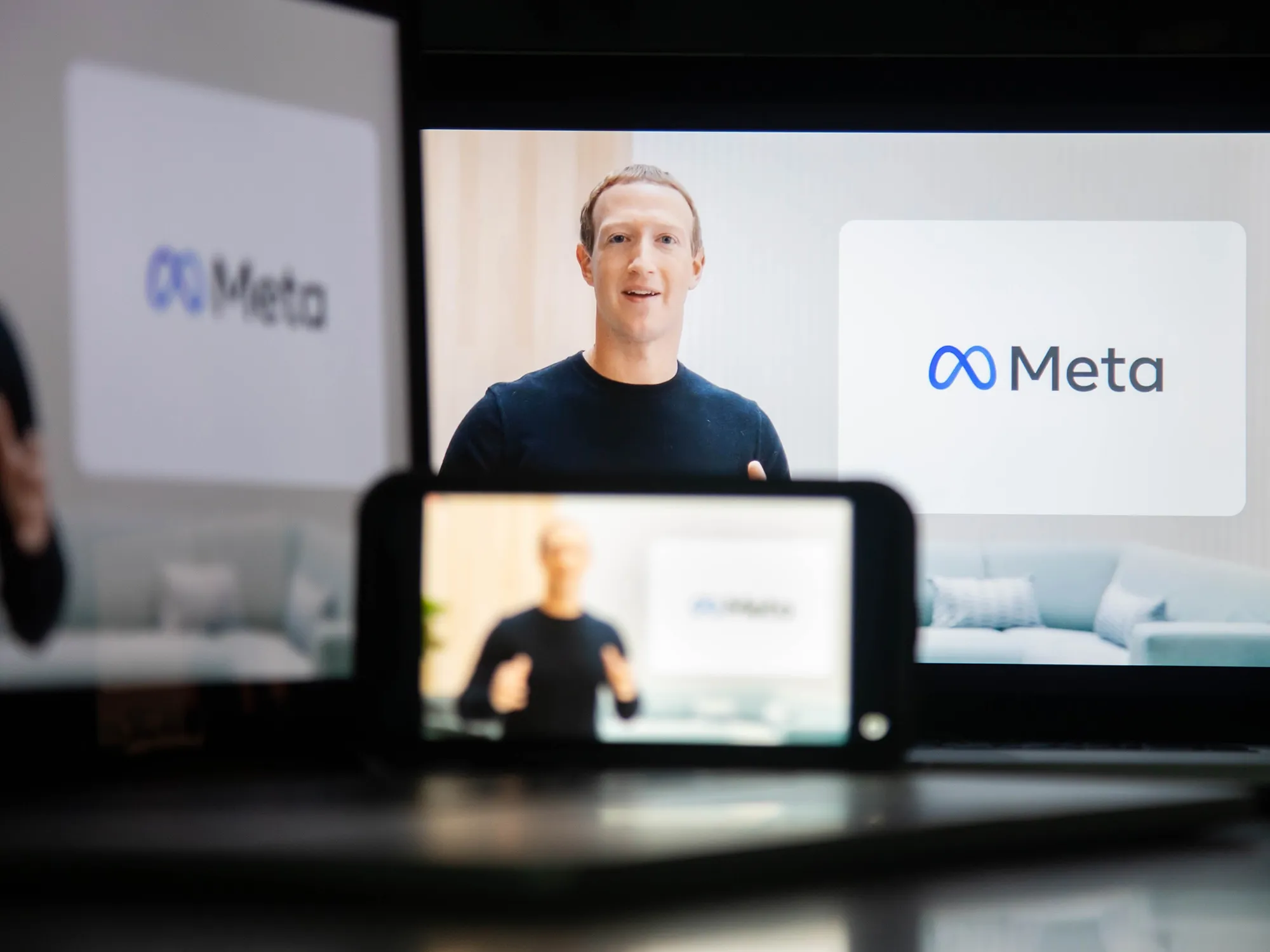 Mark Zuckerberg speaks during the virtual Facebook Connect event, where the company announced its rebranding as Meta, on Oct. 28.