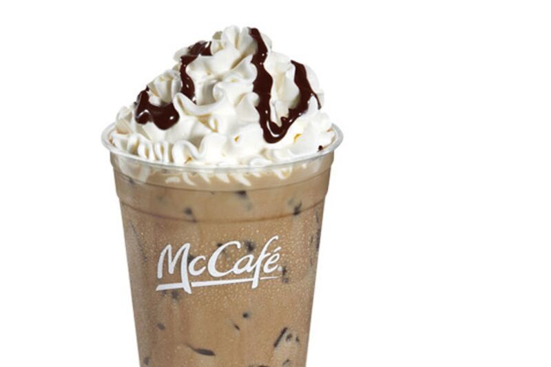 iced mocha mcdonalds caffeine