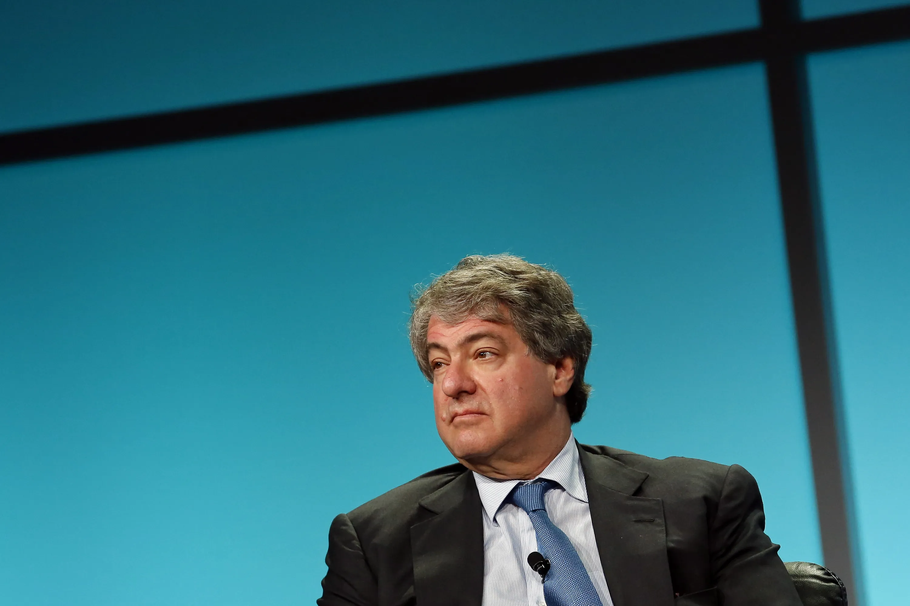 Leon Black, Chairman and CEO, Apollo Global Management, LLC, speaks at the annual Milken Institute Global Conference in Beverly Hills, California, on April 30, 2013

