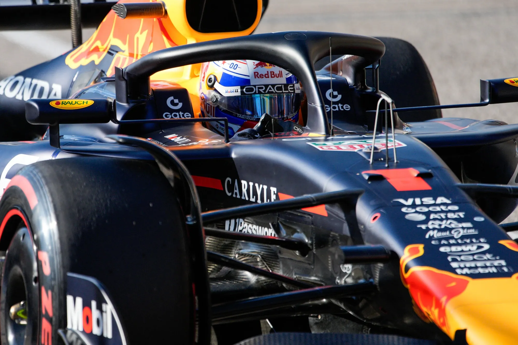 Carlyle Group’s logo is&nbsp;prominently displayed on a Formula 1 team.