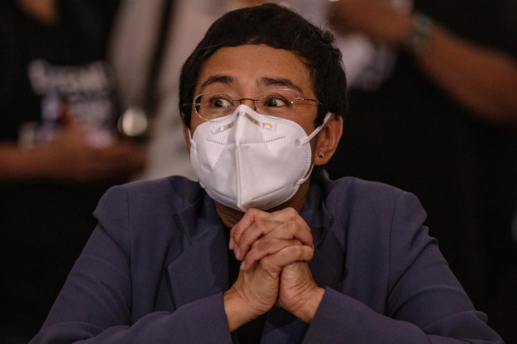At the precipice: Maria Ressa.