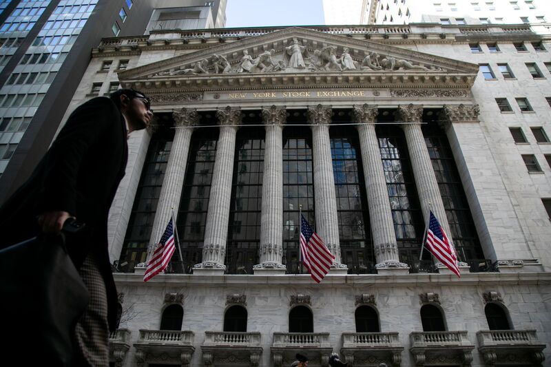 The New York Stock Exchange (NYSE) in New York, US