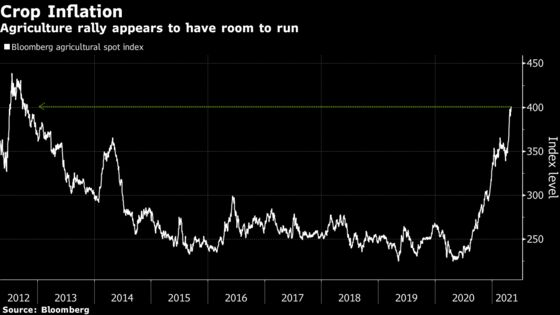 Crop Rally Seen Powering On as Buyers Shrug Off High Prices
