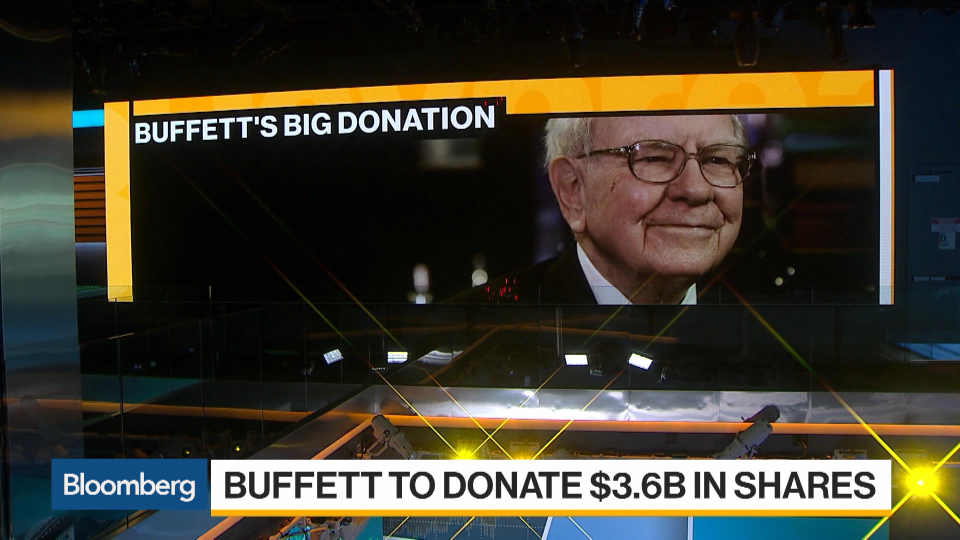 Watch Warren Buffett Donates $3.6 Billion Of Berkshire Shares - Bloomberg