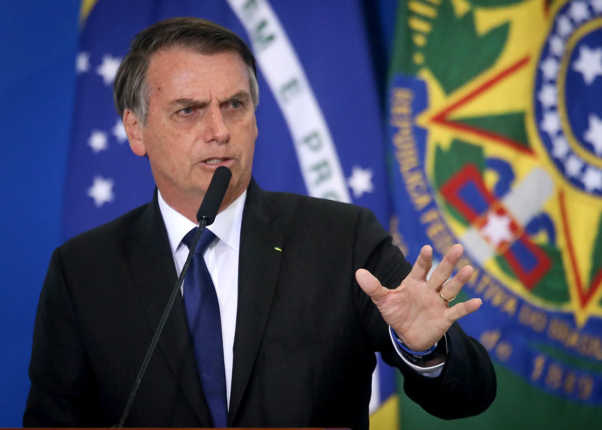 Brazilian President&nbsp;Jair Bolsonaro