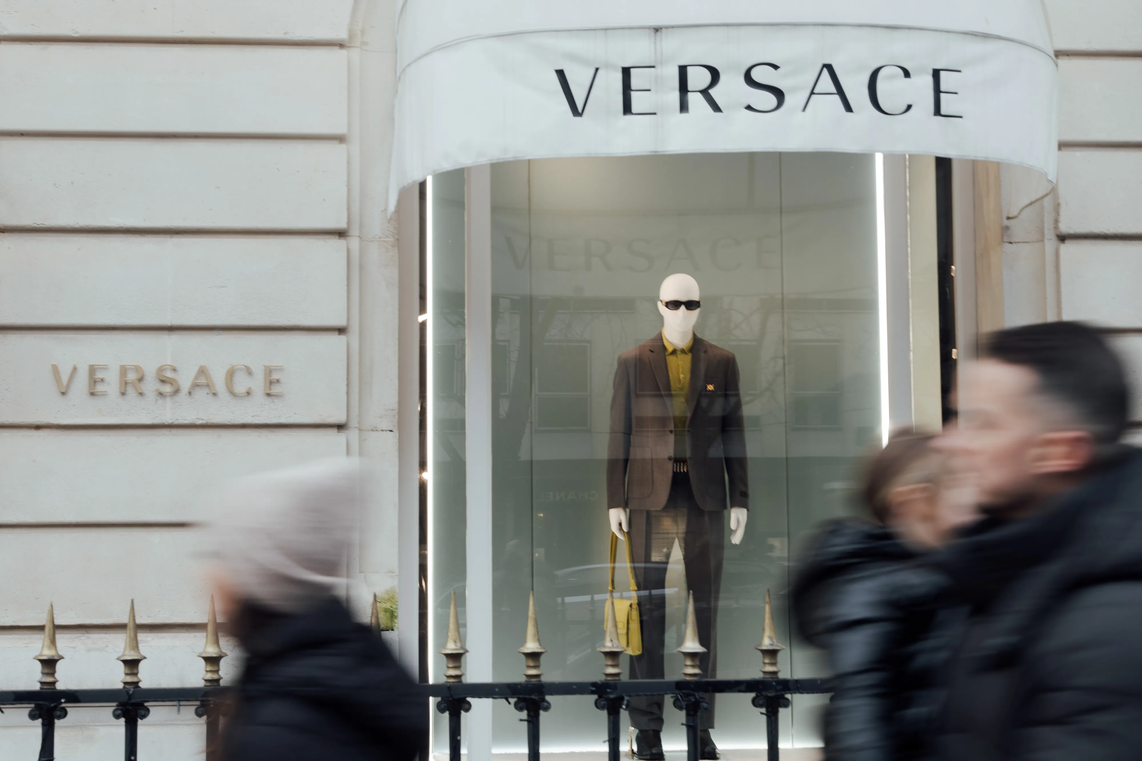 A Versace store in Paris.
