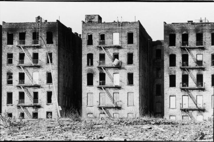 Abandoned Buildings, Bronx, 1975