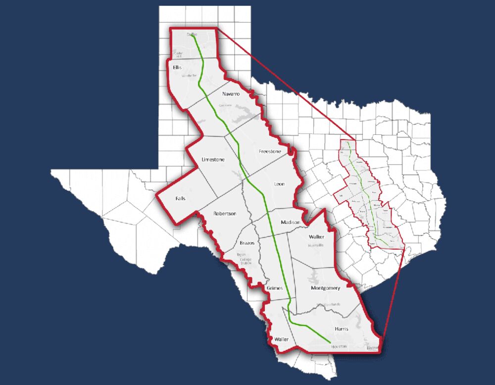 texas high speed rail map Can High Speed Rail Foes Stop A Texas Bullet Train Bloomberg texas high speed rail map