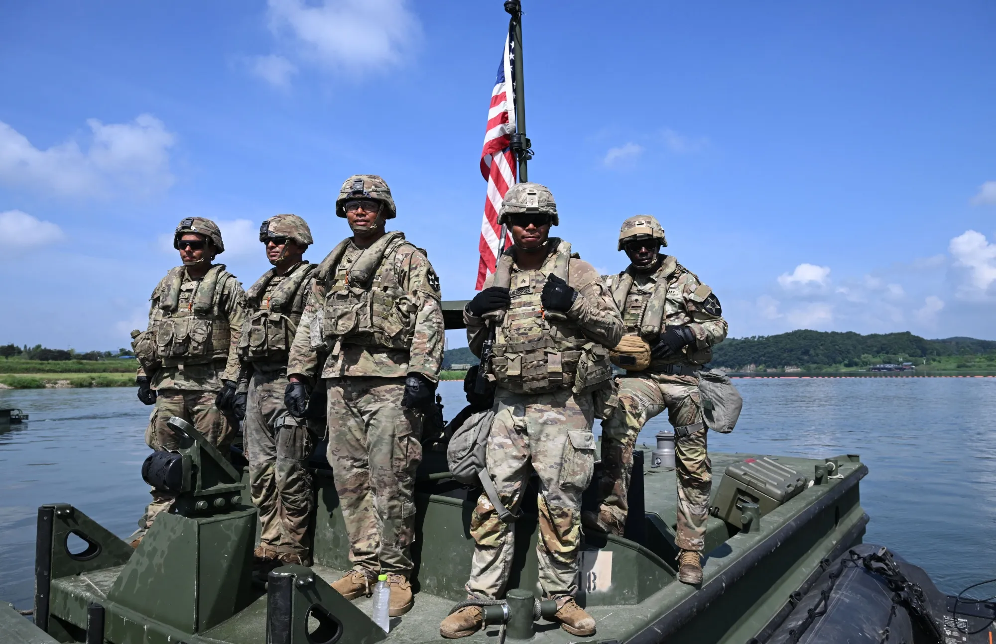 US soldiers during&nbsp;the annual Ulchi Freedom Shield military exercise in Yeoju, South Korea in Aug.&nbsp;2025.&nbsp;