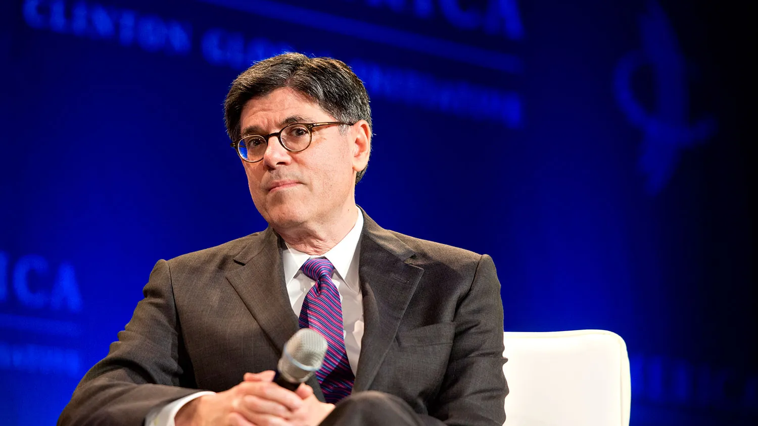 Jacob Lew, U.S. Secretary of the Treasury, listens during a discussion at the Clinton Global Initiative CGI America meeting in Chicago, Illinois, U.S., on Thursday, June 13, 2013
