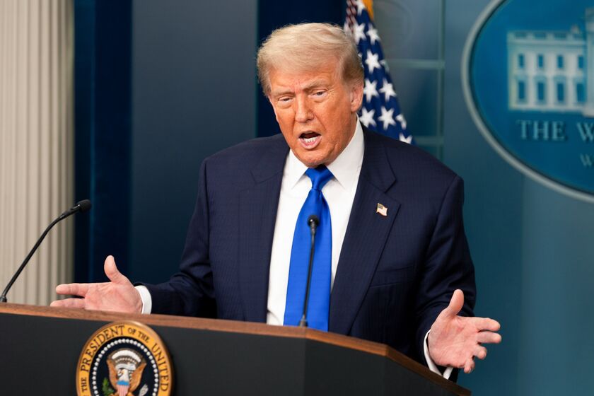 President Trump Holds News Conference At White House