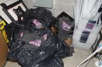 FTX swag is stowed in a corner of the storeroom at Solana Embassy in Miami.&nbsp;