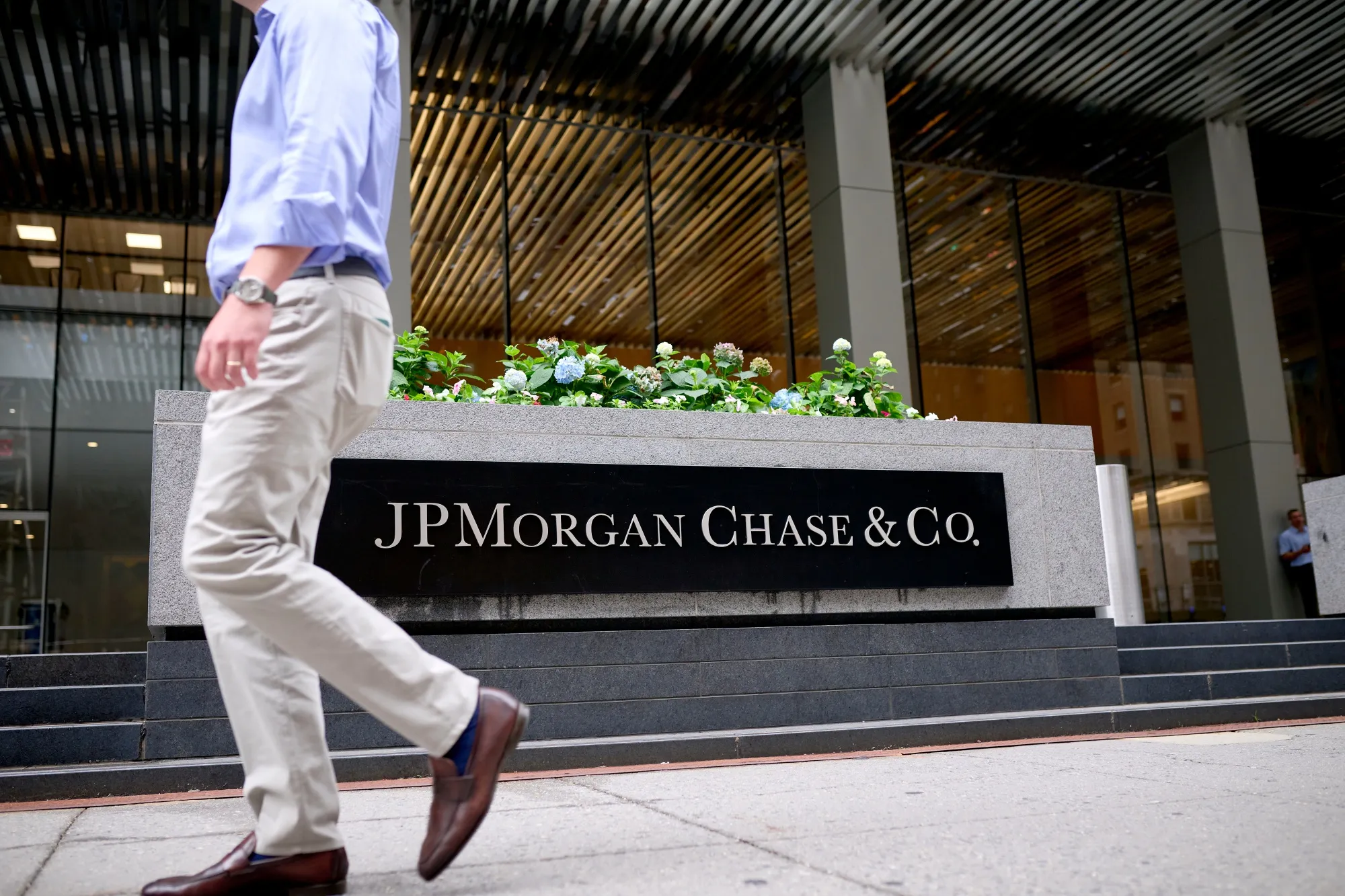 The JPMorgan Chase &amp; Co. headquarters in New York.