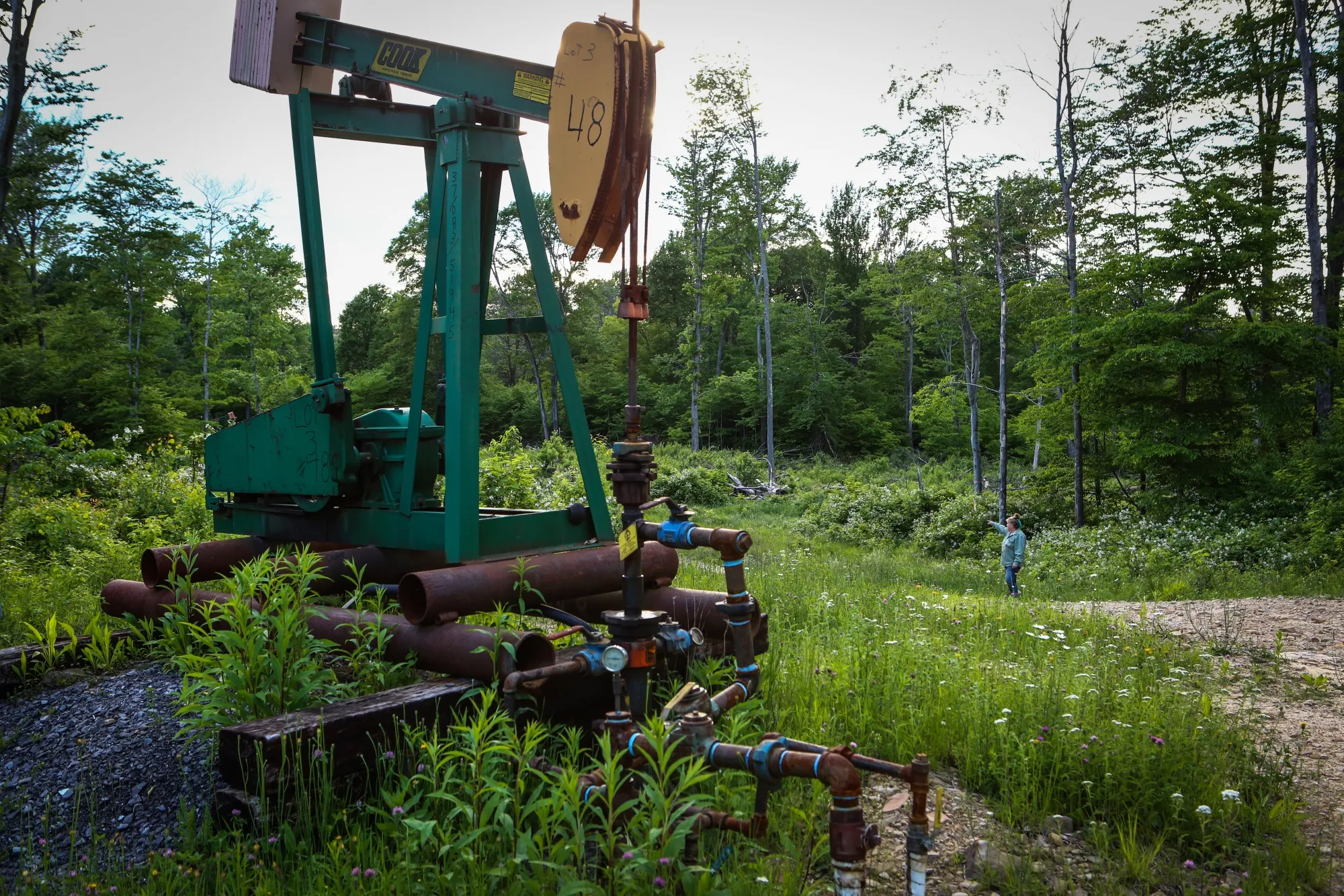 Abandoned wells pose a threat to the environment.