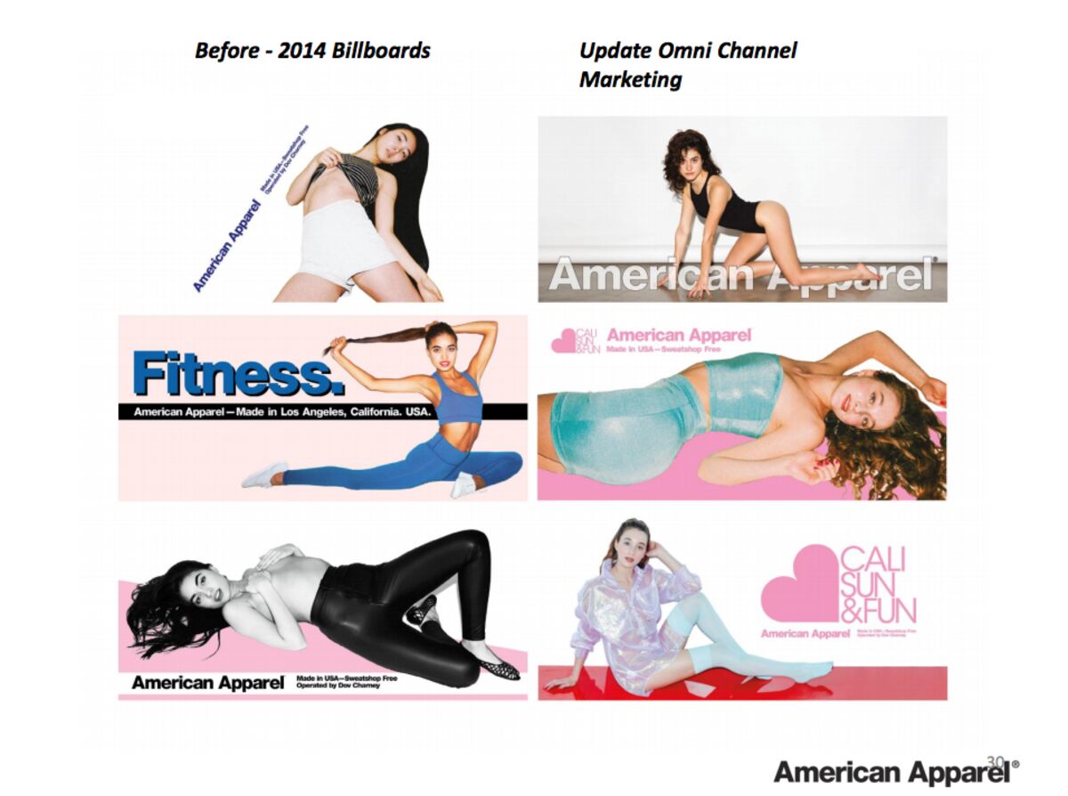 1200px x 894px - Here's How American Apparel Is Taking Sex Out of Its Ads - Bloomberg