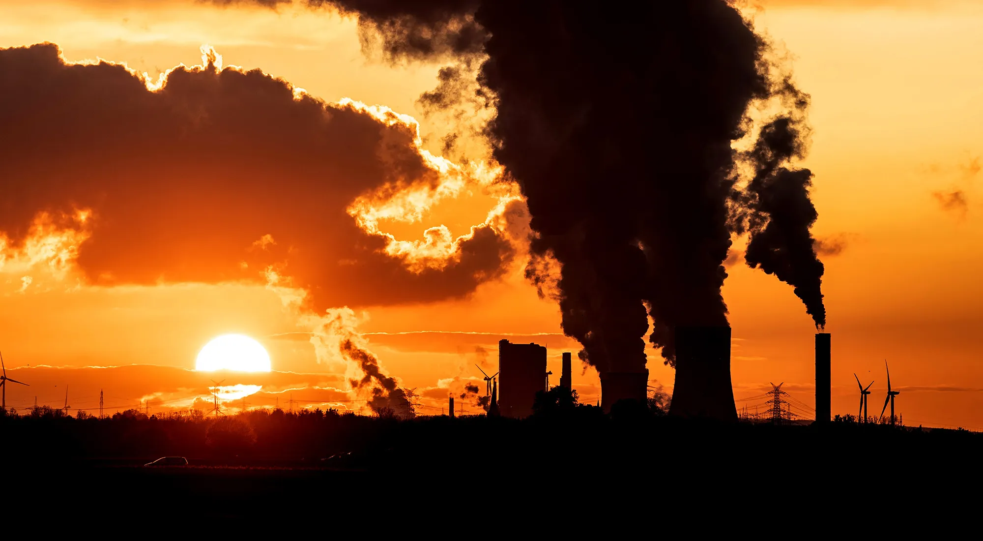 A coal-fired power plant in Roggendorf, Germany.