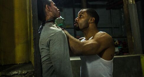 Omari Hardwick, right, as Ghost and Manny Montana as Miguel Alvarez.