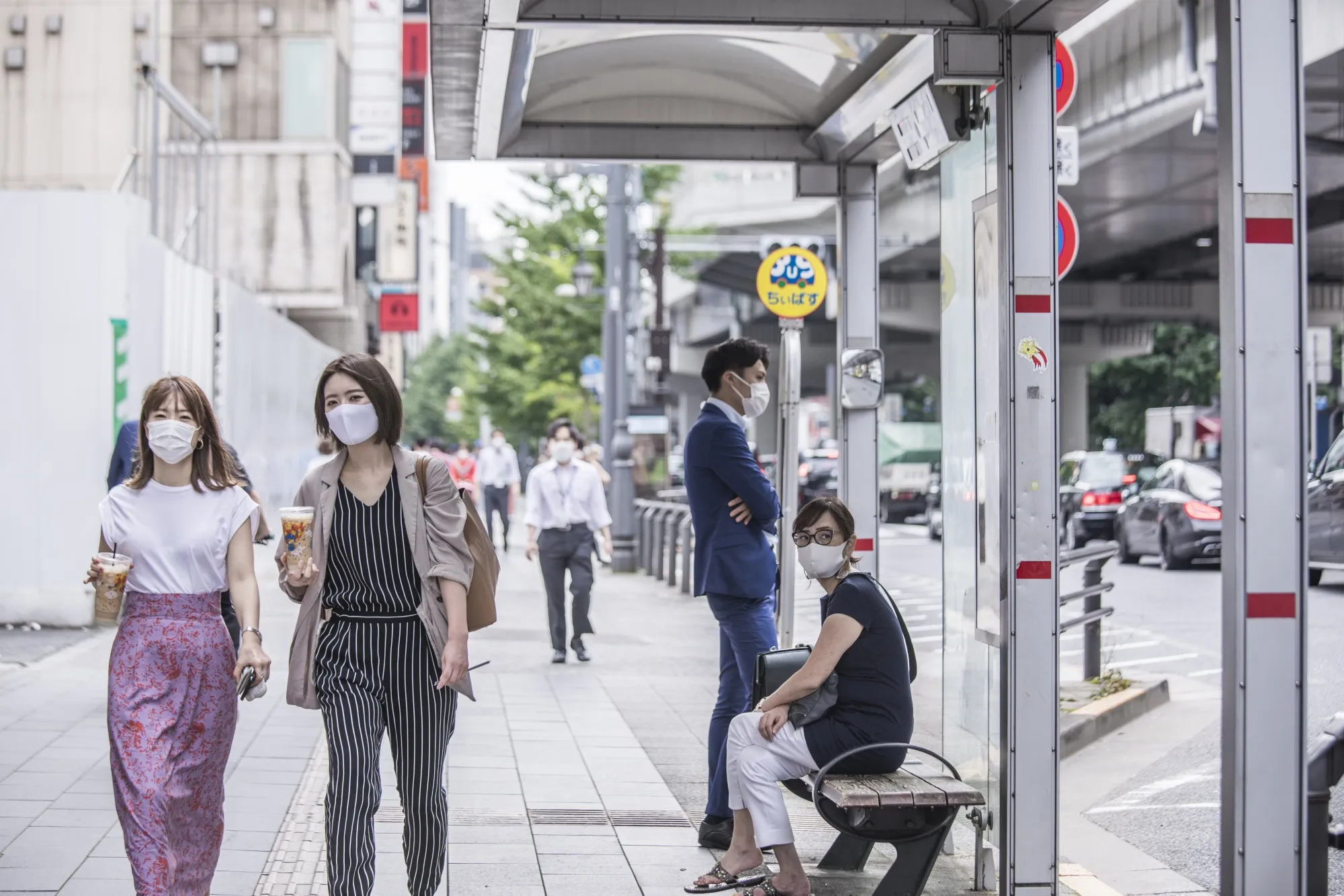Roppongi Cityscape As Tokyo's Daily Virus Tally Continues To Surge