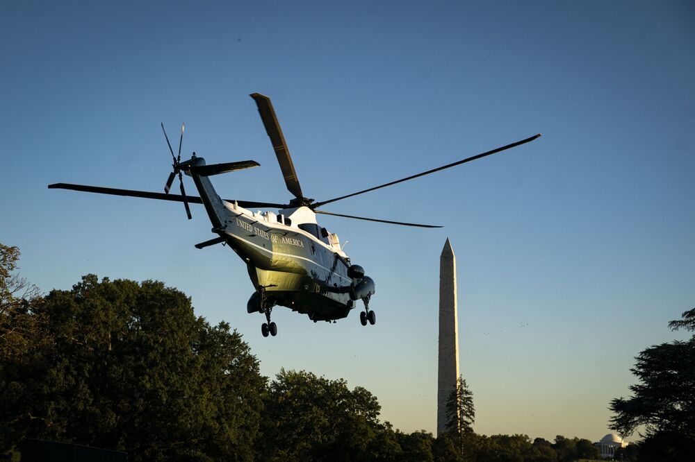 President Biden Departs White House For Camp David 
