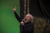 Former President Lula Holds Campaign Rally