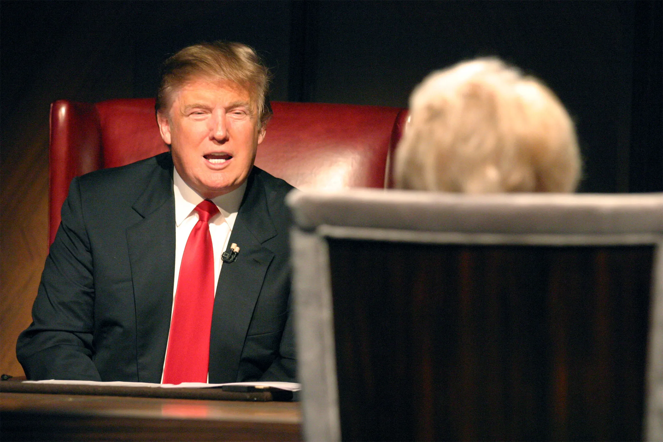 Donald Trump during the filming of “Celebrity Apprentice” in 2009.